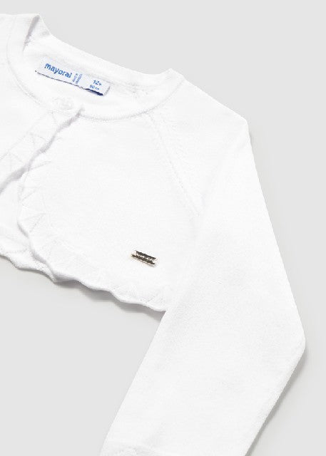 Bolero tricot basico          Blanco