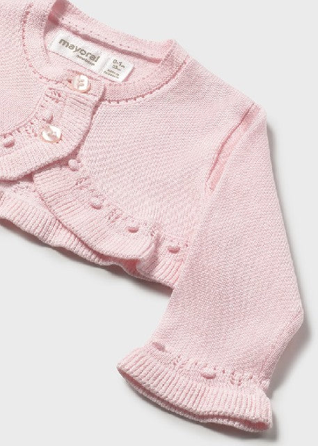 Rebeca tricot basica          Rosa