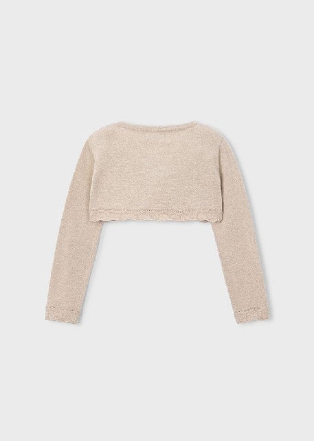 Bolero tricot basico          Avellana