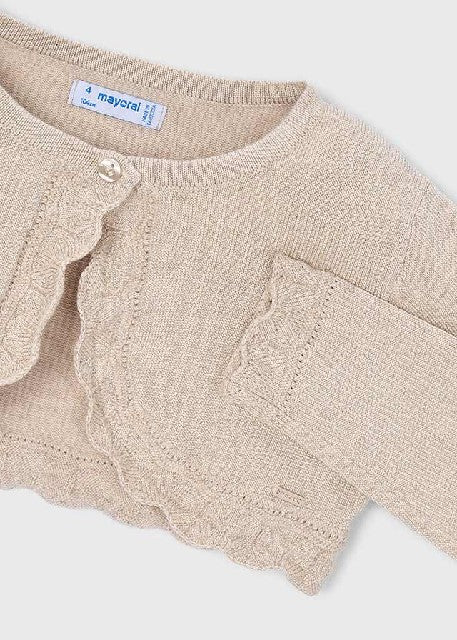 Bolero tricot basico          Avellana