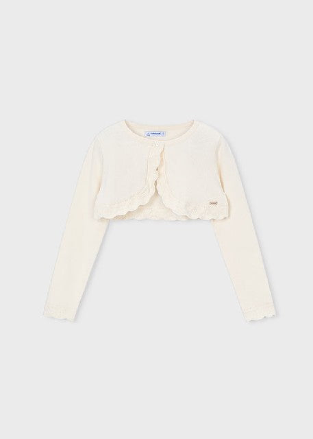 Bolero tricot basico          Crudo