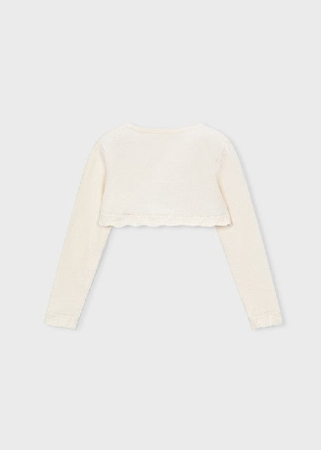 Bolero tricot basico          Crudo