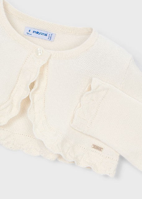 Bolero tricot basico          Crudo