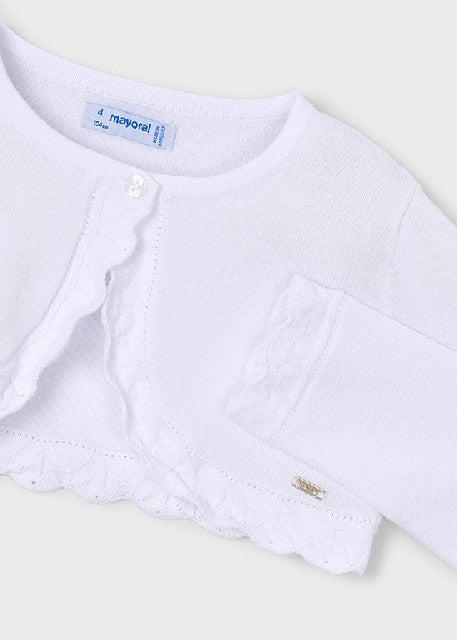 Bolero tricot basico          Blanco