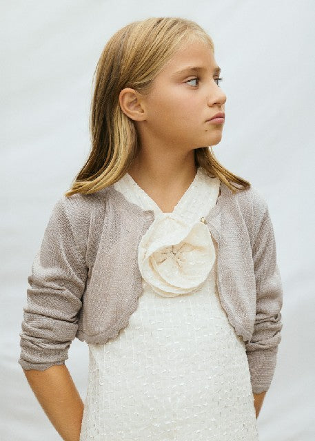 Rebeca tricot basica          Almendra