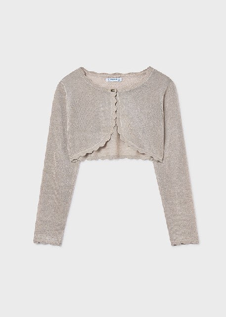 Rebeca tricot basica          Almendra