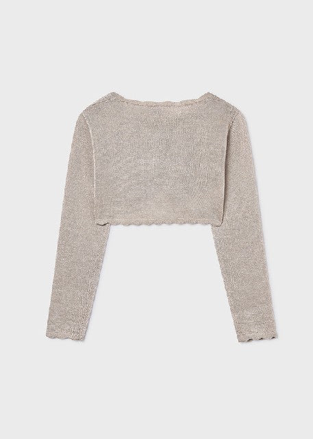 Rebeca tricot basica          Almendra