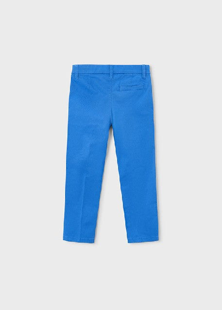 Pantalon chino sarga basico   Azul