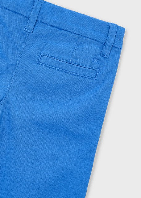 Pantalon chino sarga basico   Azul