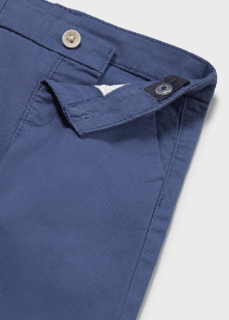 Pantalon chino sarga basico   Añil
