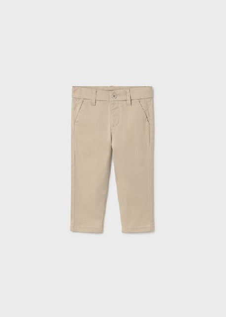 Pantalon chino sarga basico   Anacardo