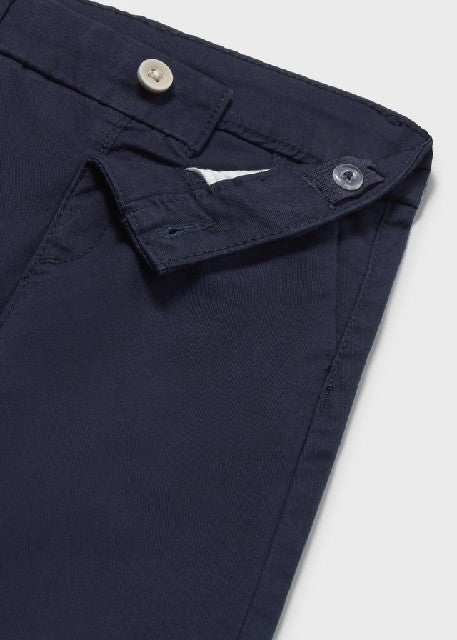Pantalon chino sarga basico   Marino
