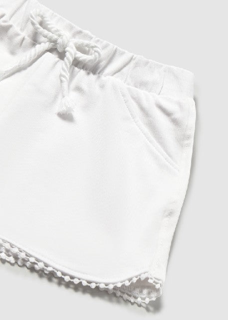 Short felpa basico            Blanco