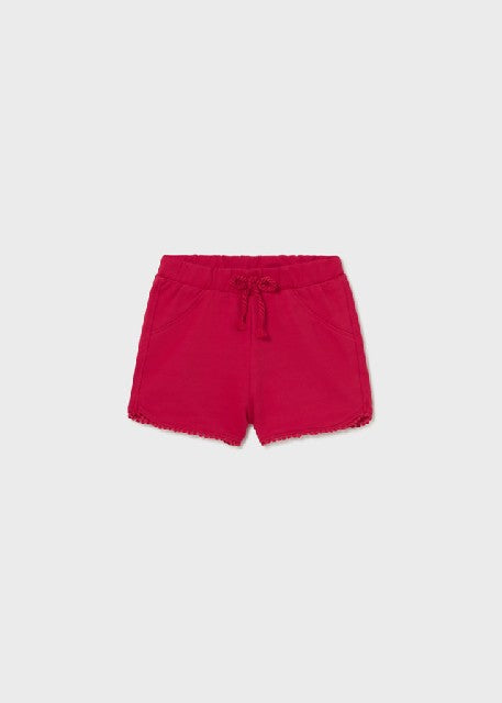 Short felpa basico            Rojo