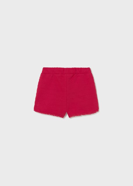 Short felpa basico            Rojo