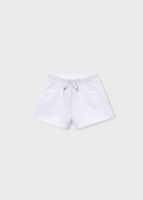 Short felpa basico            Blanco