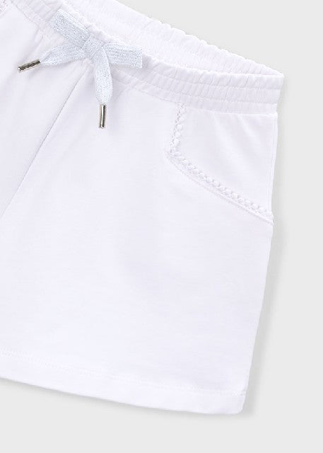 Short felpa basico            Blanco
