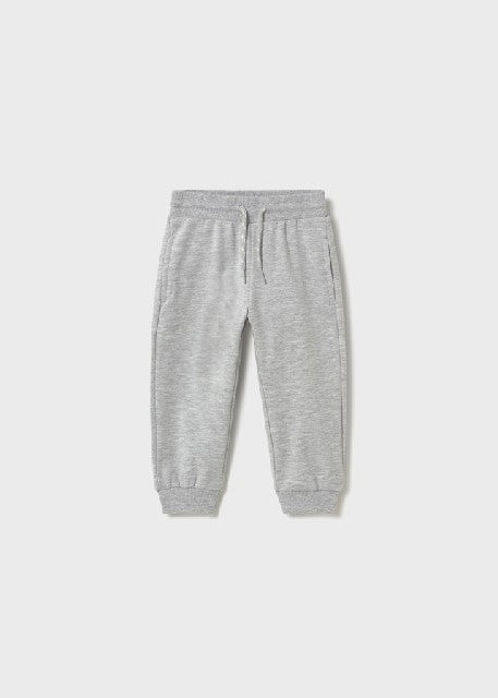 Pantalon felpa basico puños   Gris