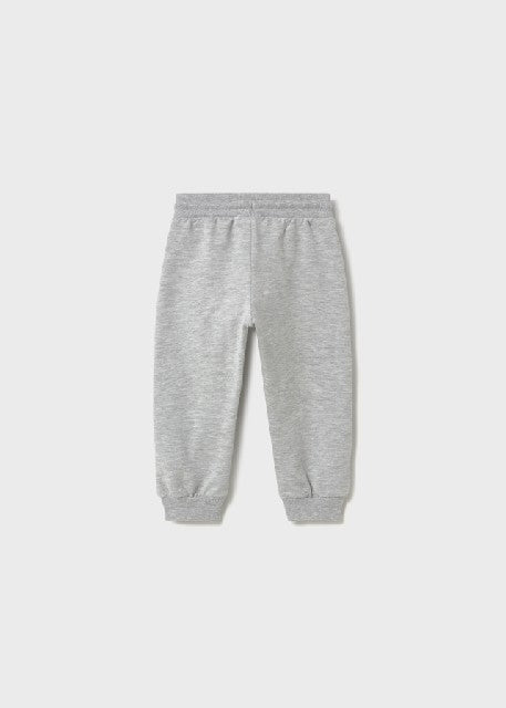 Pantalon felpa basico puños   Gris