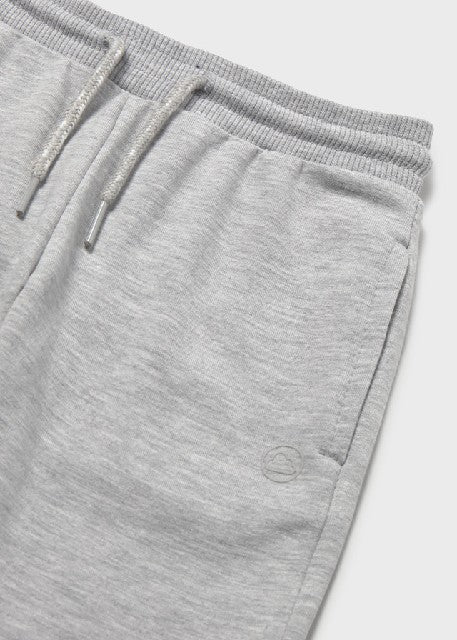 Pantalon felpa basico puños   Gris