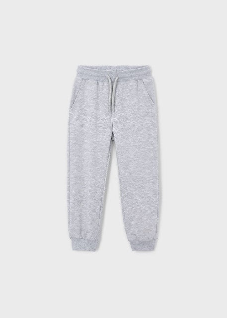 Pantalon felpa basico puños   Gris