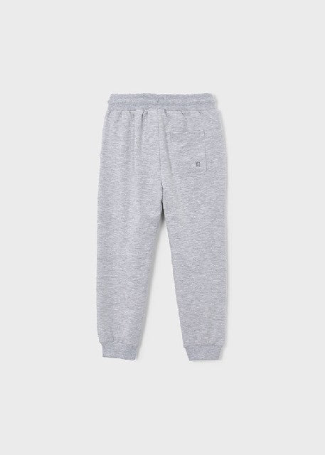 Pantalon felpa basico puños   Gris