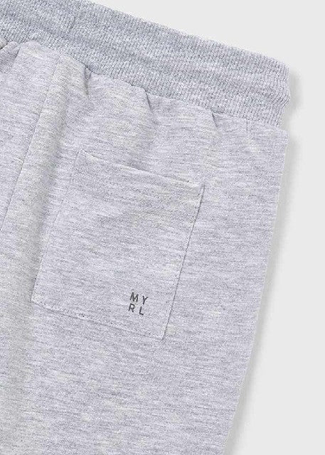 Pantalon felpa basico puños   Gris
