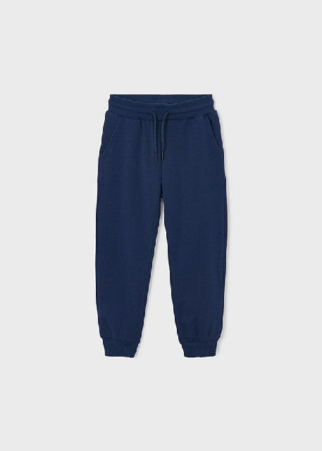 Pantalon felpa basico puños   Marino