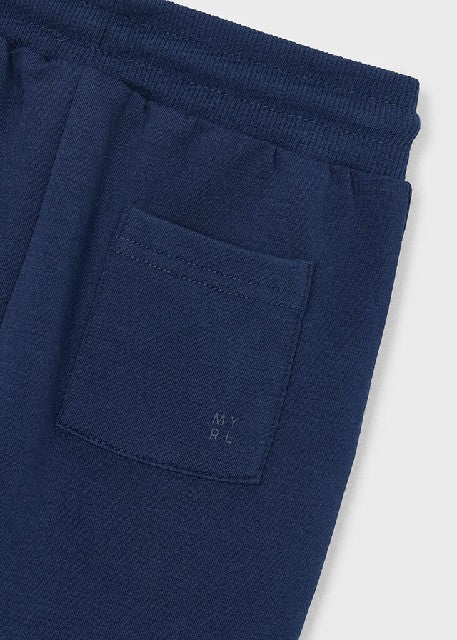 Pantalon felpa basico puños   Marino