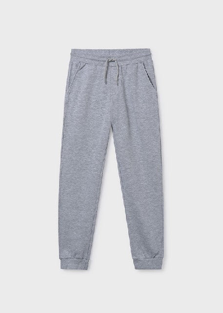 Pantalon felpa basico puños   Gris
