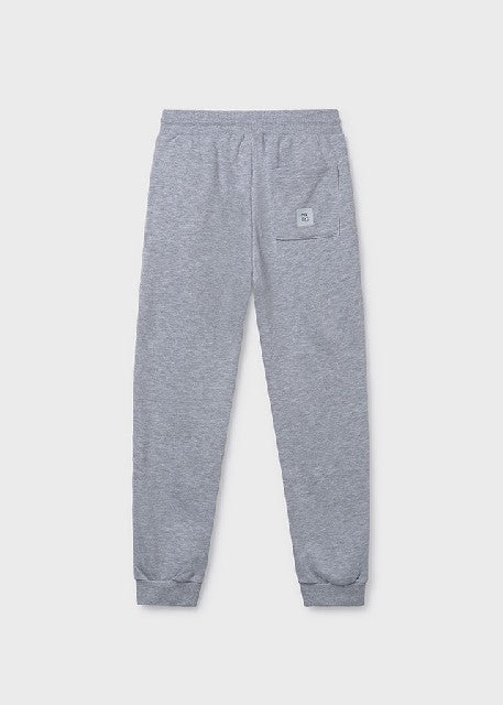 Pantalon felpa basico puños   Gris