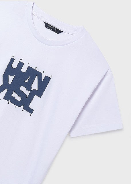 Camiseta m/c basica           Blanco