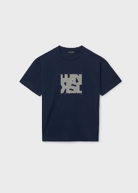 Camiseta m/c basica           Marino