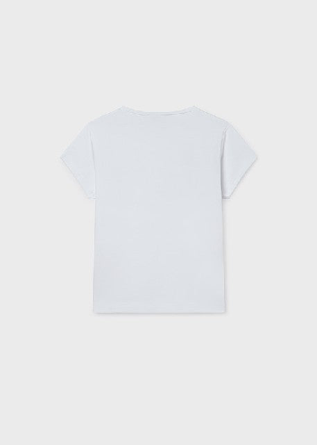 Camiseta m/c basica           Blanco