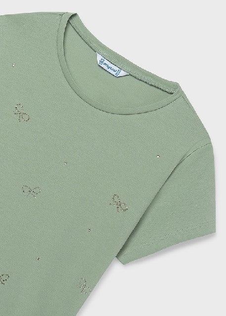 Camiseta m/c basica           Salvia