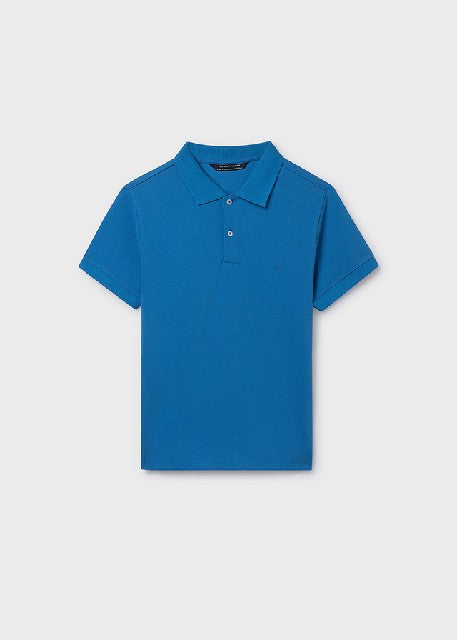 Polo m/c granito basico       Azul