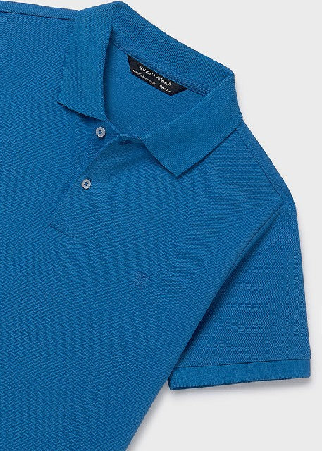 Polo m/c granito basico       Azul