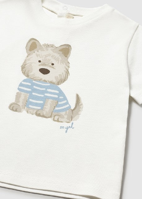 Camiseta m/c perro            Nata