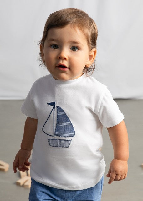 Camiseta m/c vestir           Blanco