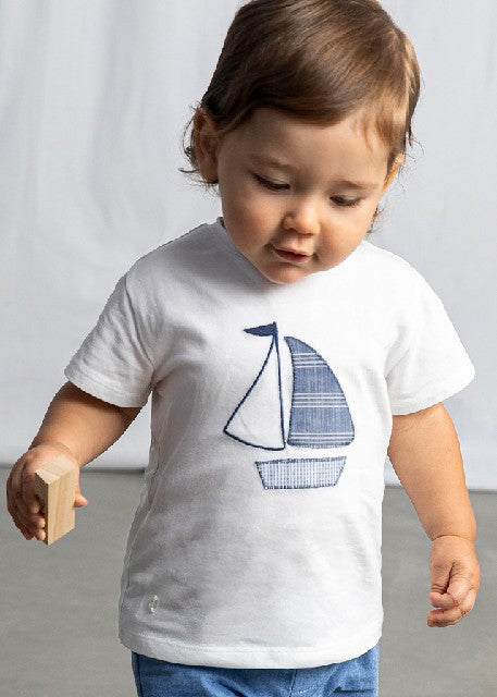 Camiseta m/c vestir           Blanco