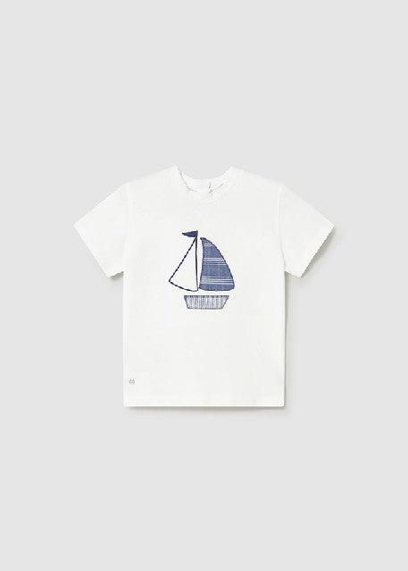 Camiseta m/c vestir           Blanco