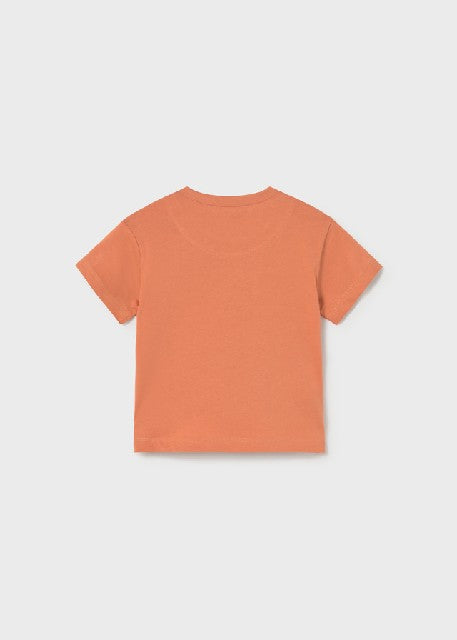 Camiseta m/c apliques play    Arcilla