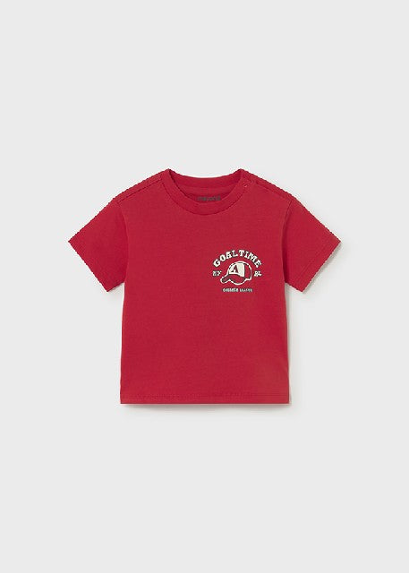 Camiseta m/c mix              Tomate