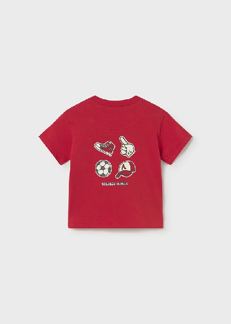 Camiseta m/c mix              Tomate