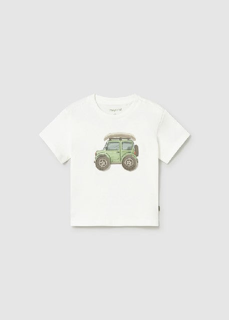 Camiseta m/c aplique          Nata-coche