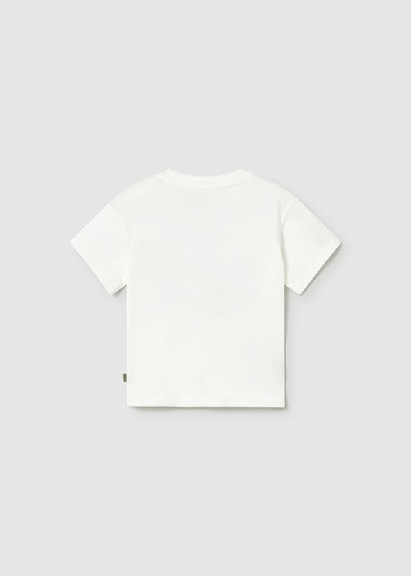 Camiseta m/c aplique          Nata-coche
