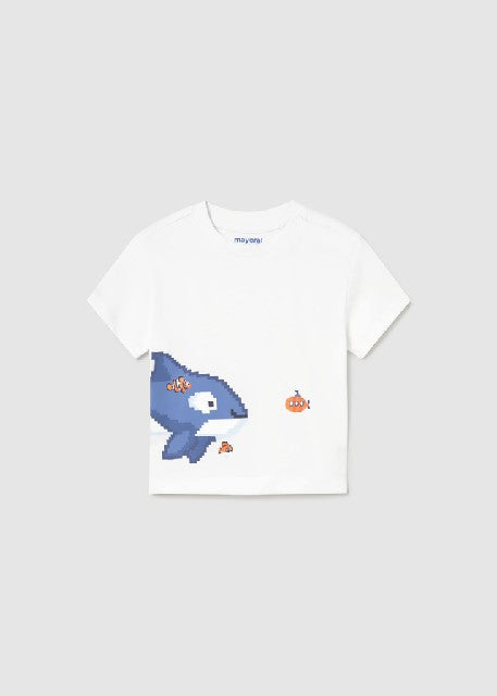 Camiseta m/c posicionada      Blanco