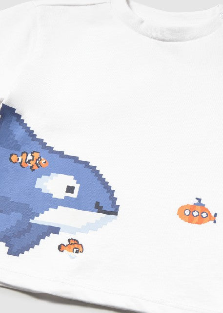 Camiseta m/c posicionada      Blanco