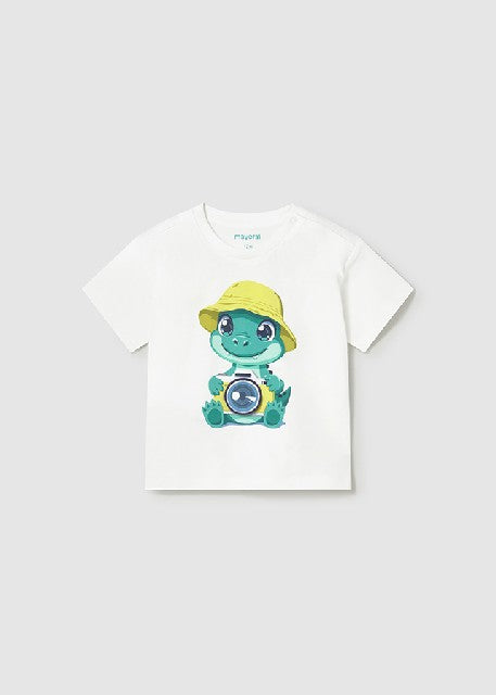 Camiseta m/c play camara      Blanco