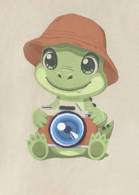Camiseta m/c play camara      Cañamo